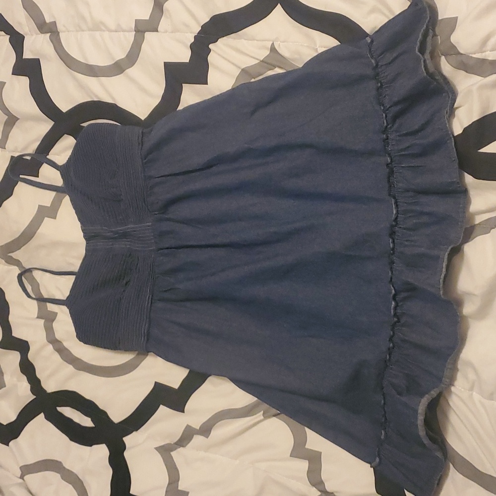 Women blue Jean Cato plus size strap dress size 14